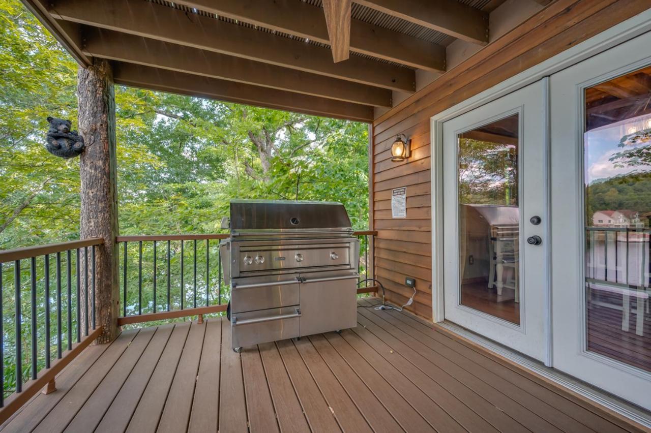 Russell'S Fort At White Oak Point: Historical Cabin On Lake Lure, Luxury, Direct Lake Access! Villa Ngoại thất bức ảnh